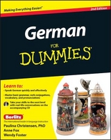 German For Dummies, (with CD) - Christensen, Paulina; Fox, Anne; Foster, Wendy