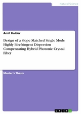 Design of a Slope Matched Single Mode Highly Birefringent Dispersion Compensating Hybrid Photonic Crystal Fiber - Amit Halder