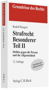 Strafrecht Besonderer Teil II - Rengier, Rudolf