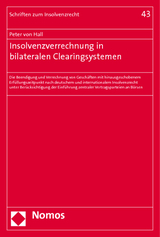 Insolvenzverrechnung in bilateralen Clearingsystemen - Peter von Hall