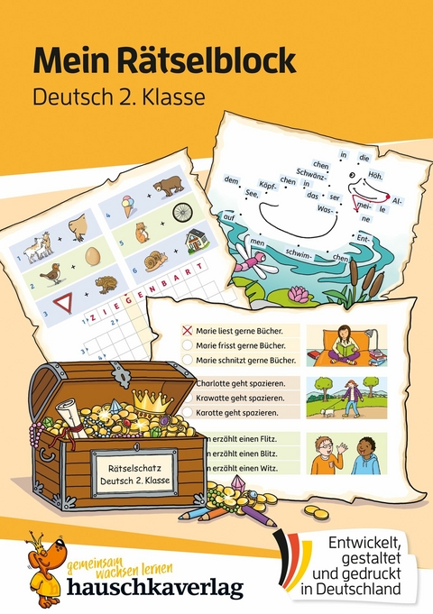 Mein Rätselblock Deutsch 2. Klasse - Melanie Rhauderwiek