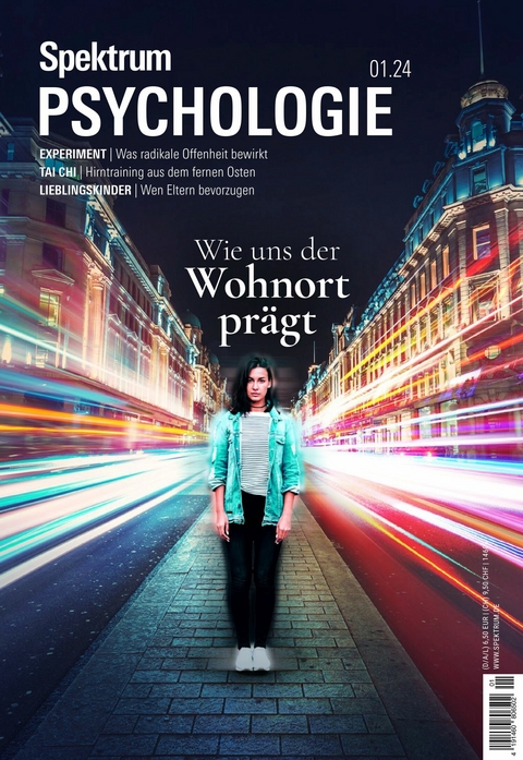 Spektrum Psychologie 1/2024 - Wie uns der Wohnort prägt -  Spektrum der Wissenschaft