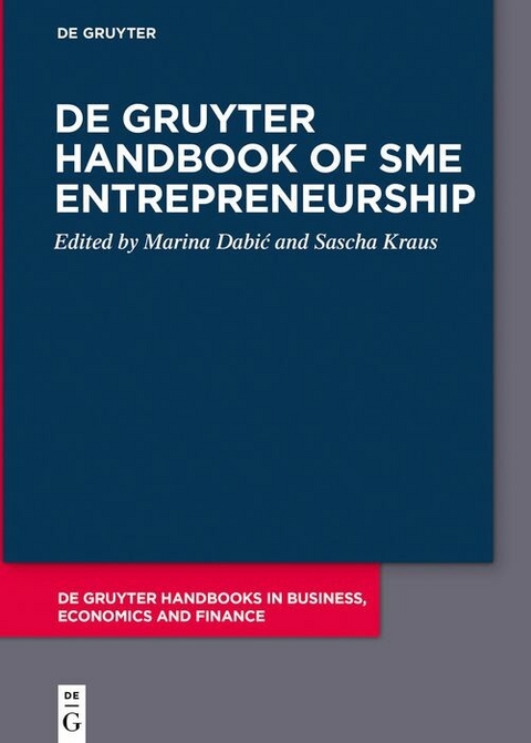 De Gruyter Handbook of SME Entrepreneurship - 