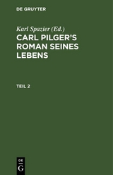 Carl Pilger's Roman seines Lebens. Teil 2 - 