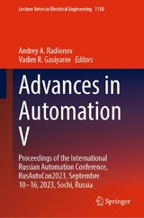 Advances in Automation V - 