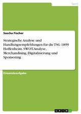 Strategische Analyse und Handlungsempfehlungen für die TSG 1899 Hoffenheim. SWOT-Analyse, Merchandising, Digitalisierung und Sponsoring -  Sascha Fischer