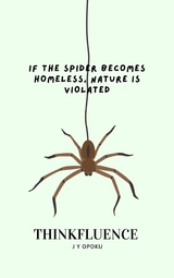 If the SPIDER BECOMES HOMELESS, NATURE IS VIOLATED -  Joseph Opoku
