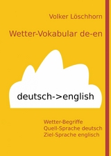 Wetter-Vokabular de-en - Volker Löschhorn