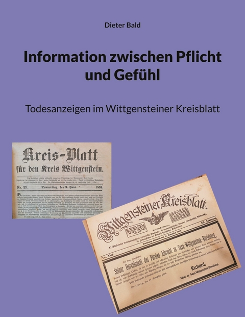 Information zwischen Pflicht und Gefühl -  Dieter Bald