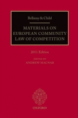 Bellamy and Child: Materials on European Community Law of Competition - Macnab, Andrew