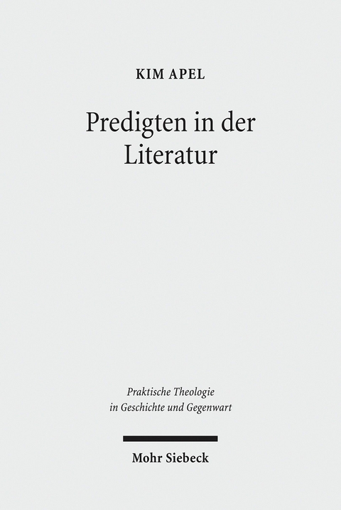 Predigten in der Literatur -  Kim Apel