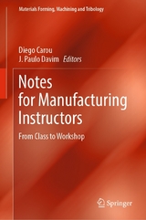 Notes for Manufacturing Instructors - 