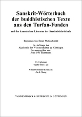 Sanskrit-Wörterbuch der buddhistischen Texte aus den Turfan-Funden. Lieferung 23 - 