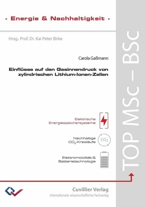 Einflüsse auf den Gasinnendruck von zylindrischen Lithium-Ionen-Zellen -  Carola Gaßmann