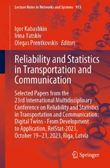 Reliability and Statistics in Transportation and Communication - 