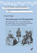 Klarinettenspiel und Klangästhetik - Waigel, Simone