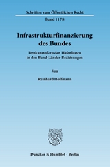 Infrastrukturfinanzierung des Bundes. - Reinhard Hoffmann