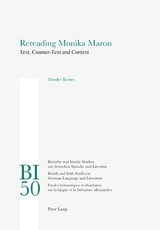 Rereading Monika Maron - Deirdre Byrnes