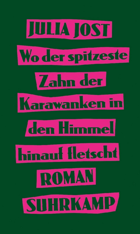 Wo der spitzeste Zahn der Karawanken in den Himmel hinauf fletscht -  Julia Jost