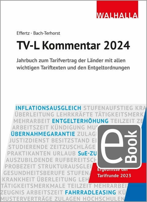 TV-L Kommentar 2024 - Jörg Effertz, Andreas Bach-Terhorst