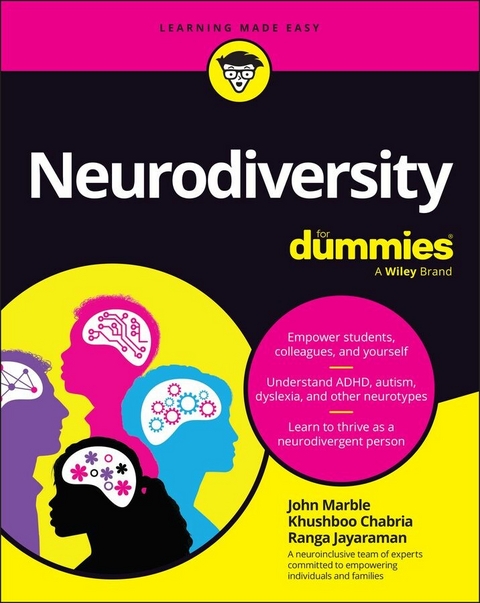 Neurodiversity For Dummies -  Khushboo Chabria,  Ranga Jayaraman,  John Marble