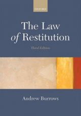 The Law of Restitution - Burrows, Andrew