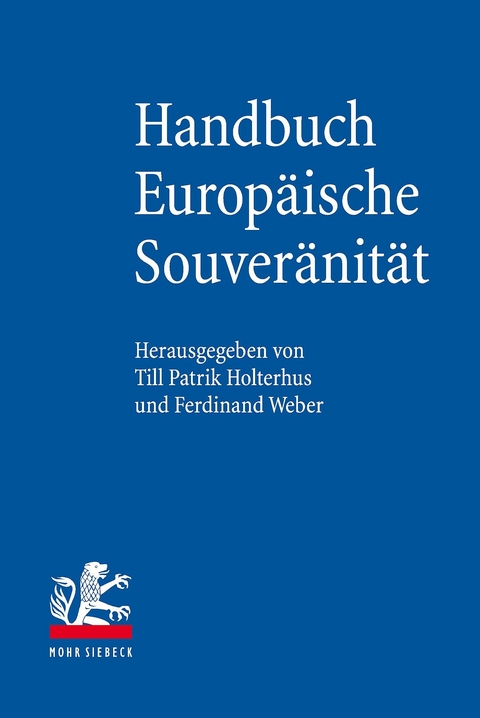 Handbuch Europäische Souveränität - 