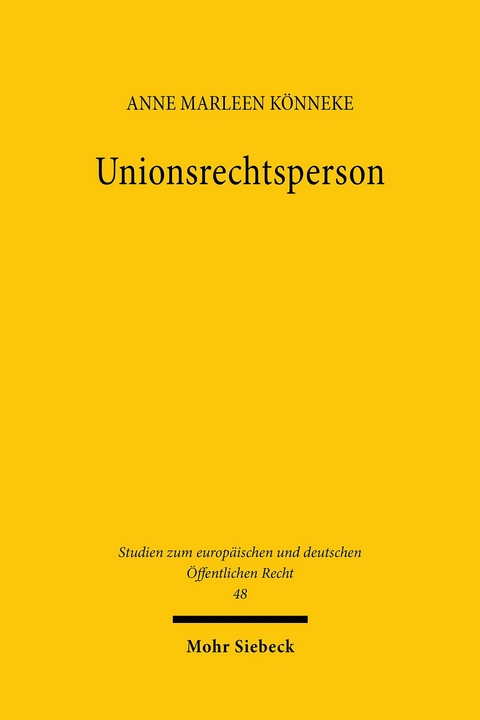 Unionsrechtsperson -  Anne Marleen Könneke