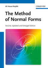The Method of Normal Forms - Nayfeh, Ali Hasan