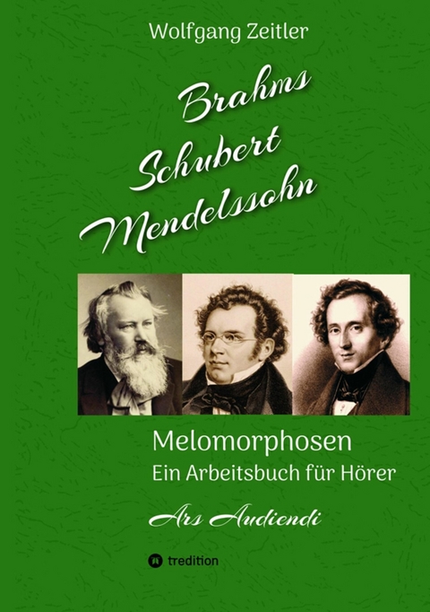 Brahms, Schubert, Mendelssohn: Melomorphosen - Früchte der Musikmeditation, sichtbar gemachte Informationsmatrix ausgewählter Musikstücke, Gestaltwerkzeuge für Musikhörer; ohne Verwendung von Noten -  Wolfgang Zeitler