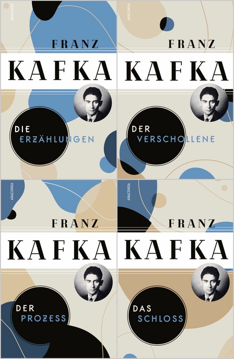 Große Werke: Die Erzählungen - Der Verschollene - Der Prozess - Das Schloss (4in1-Bundle) -  Franz Kafka