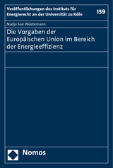 Die Vorgaben der Europäischen Union im Bereich der Energieeffizienz - Nadja Sue Wüstemann