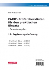 FARR Prüferchecklisten für den praktischen Einsatz - Farr, Wolf-Michael