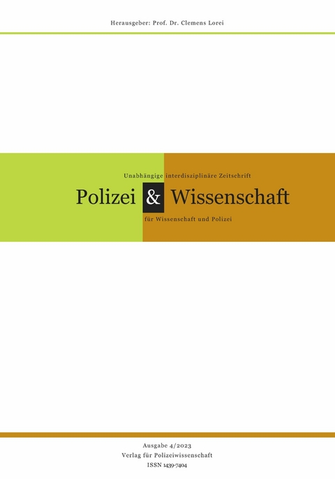 Zeitschrift Polizei & Wissenschaft - Lorei Clemens