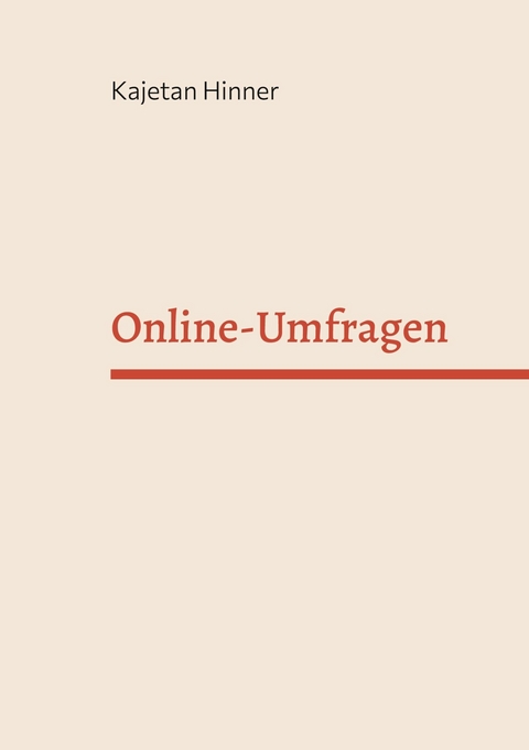 Online-Umfragen - Kajetan Hinner