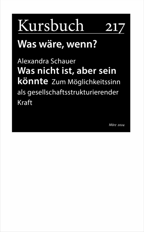 Was nicht ist, aber sein könnte. - Alexandra Schauer