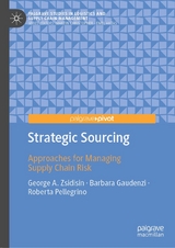 Strategic Sourcing - George A. Zsidisin, BARBARA GAUDENZI, Roberta Pellegrino