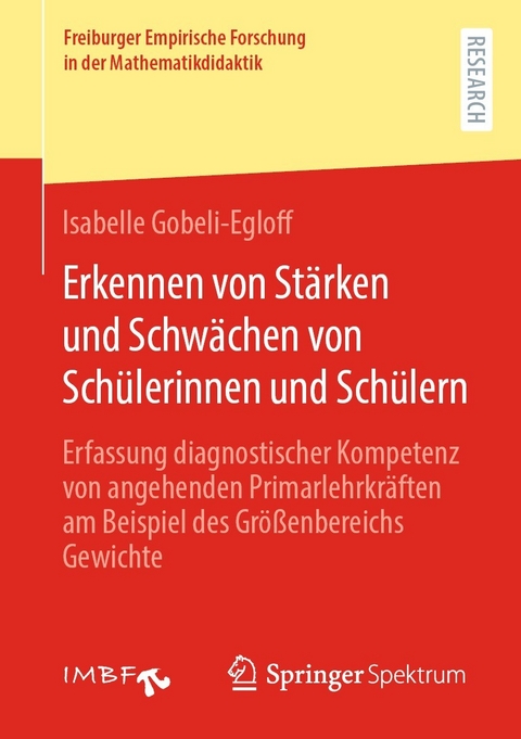 Erkennen von Stärken und Schwächen von Schülerinnen und Schülern -  Isabelle Gobeli-Egloff