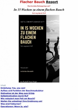 Bericht über flachen Bauch: Entdecken Sie effektive Tipps und Tricks für einen flacheren Bauch und zum Abnehmen.Flacher Bauch Report -  Rudolf Praschinger