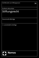 Stiftungsrecht - Karlheinz Muscheler