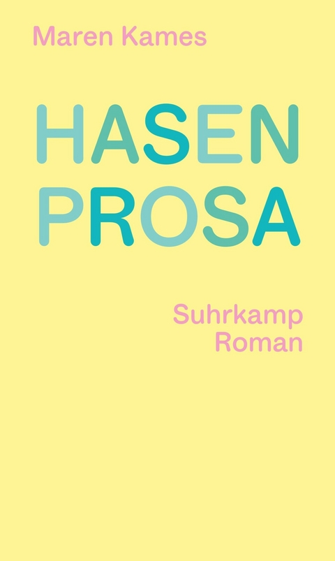 Hasenprosa -  Maren Kames