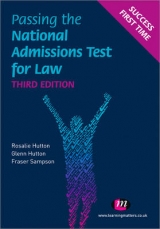 Passing the National Admissions Test for Law (LNAT) - Hutton, Rosalie; Hutton, Glenn; Sampson, Fraser