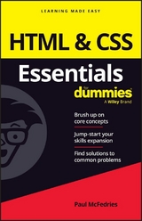 HTML & CSS Essentials For Dummies - Paul McFedries