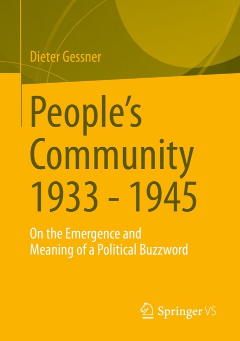People's Community 1933 - 1945 -  Dieter Gessner