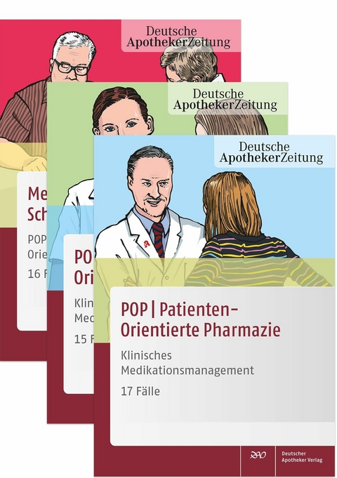 Package: Derendorf, Rose et al., POP PatientenOrientierte Pharmazie Band 1-3 -  Deutscher Apotheker Verlag