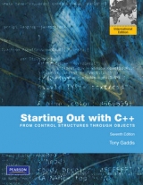 Starting Out with C++: From Control Structures through Objects - Gaddis, Tony