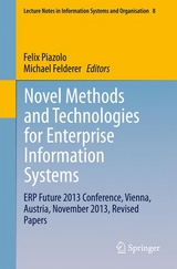 Novel Methods and Technologies for Enterprise Information Systems - 