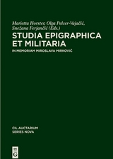 Studia epigraphica et militaria - 