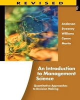 An Introduction To Management Science - Camm, Jeffrey D.; Anderson, David; Williams, Thomas Arthur; Sweeney, Dennis