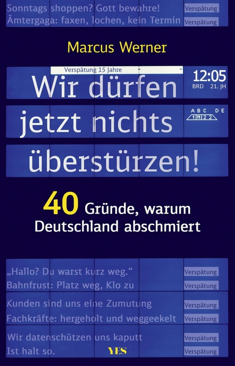 Wir dürfen jetzt nichts überstürzen! -  Marcus Werner